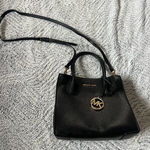 Michael Kors Mercer Medium Pebbled Leather Crossbody Bag